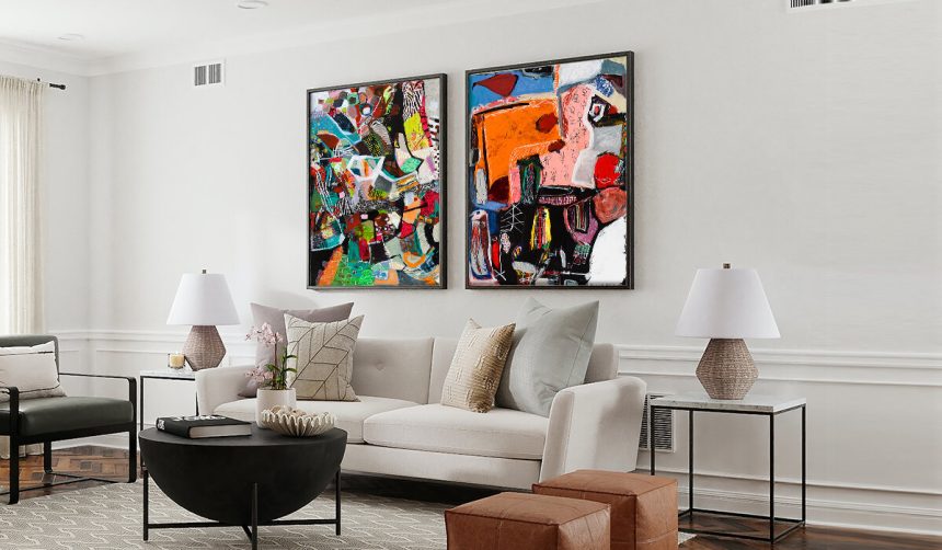 5 Creative Ways to Incorporate Artwork For Living Room