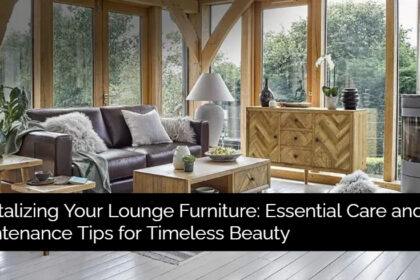 Revitalizing Your Lounge Furniture