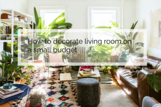 How to decorate living room on a small budget