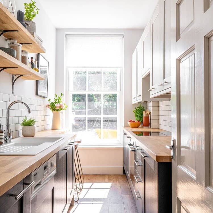 How to Create A Narrow Galley Kitchen